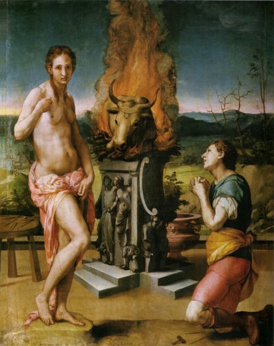 Pigmalión y Galatea de Agnolo Bronzino